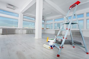 Office remodel image via Shutterstock.