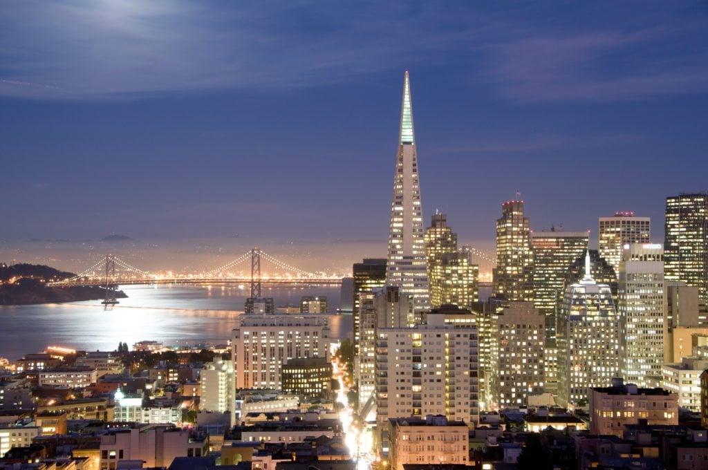 San Francisco image via Shutterstock.