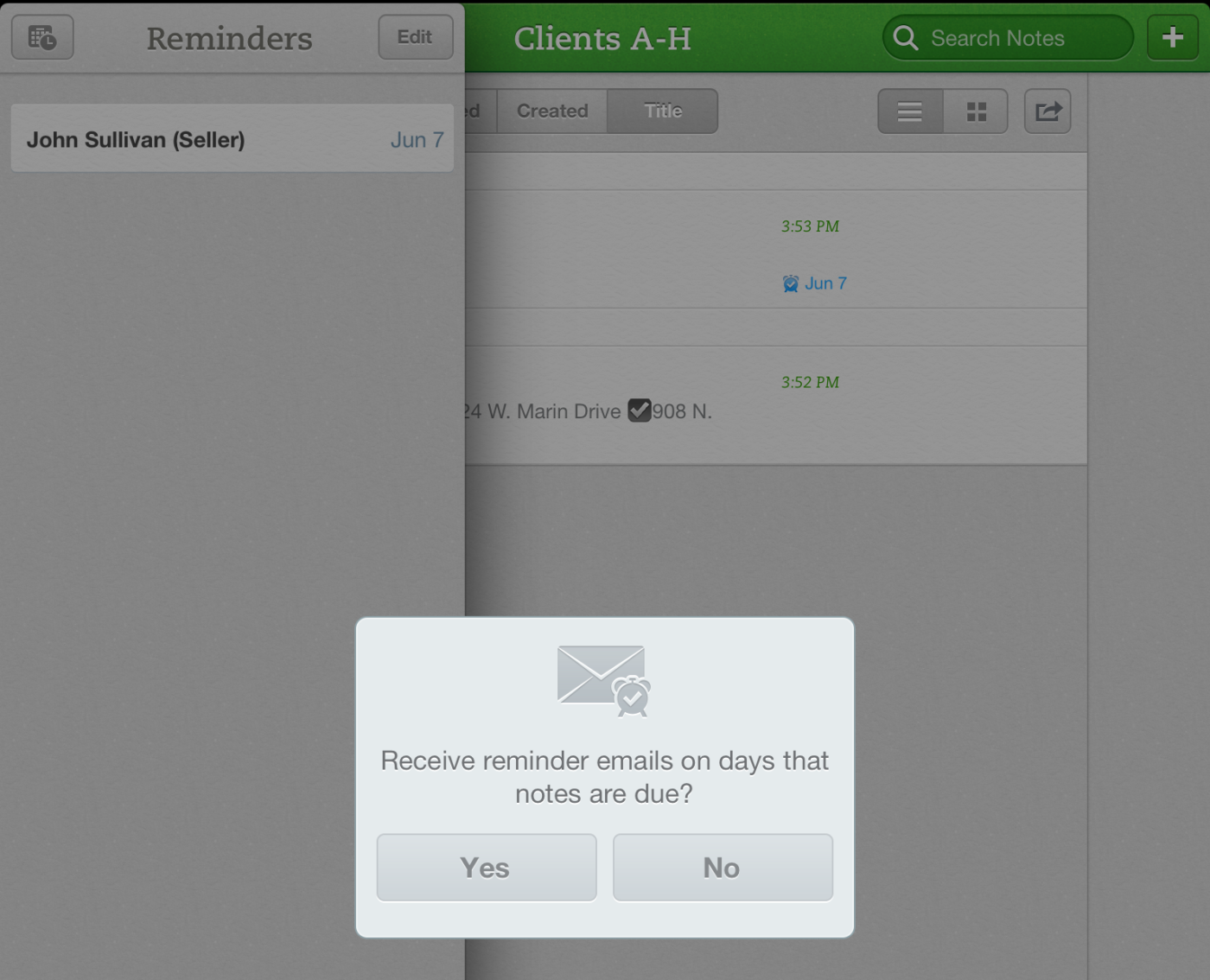 set up reminder subscriptions evernote for mac