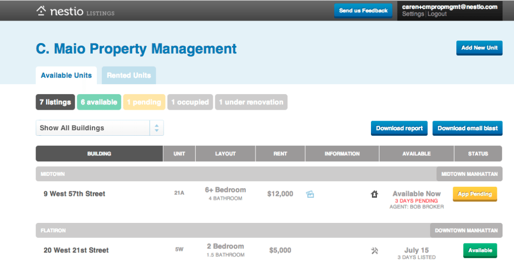Nestio unveils listing management platform for landlords