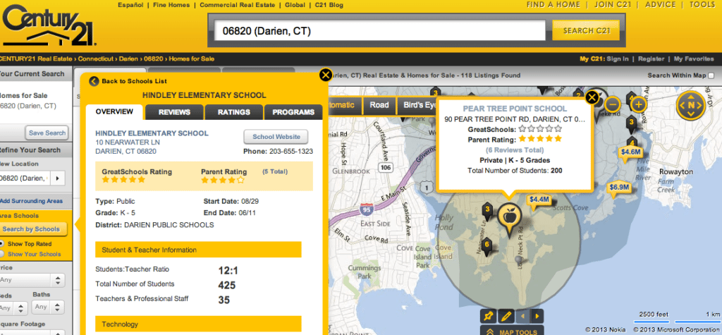 Century 21 adds 'search by school' tool to website