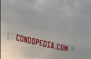For $1,000, aerial banner ad crashed site, clinched advertisers 