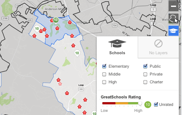 Zillow launches school boundary search tool