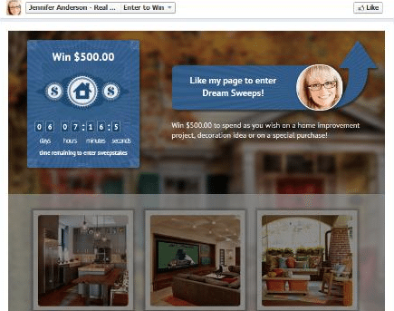 Dream Sweeps, N-Play's Facebook contest app, helps agents boost social media following