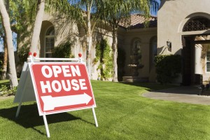 Open house image via Shutterstock.