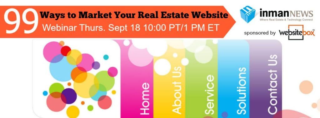 99 ways to market your real estate website