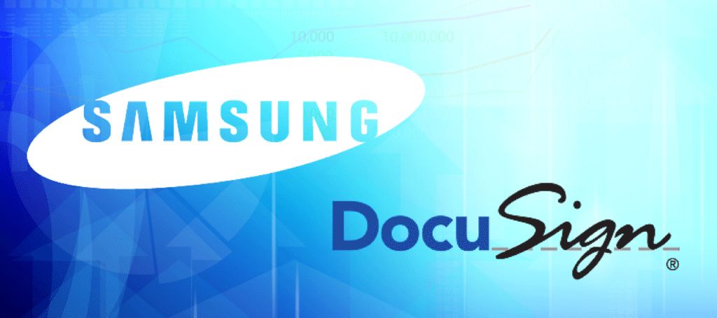 Samsung Ventures backs DocuSign
