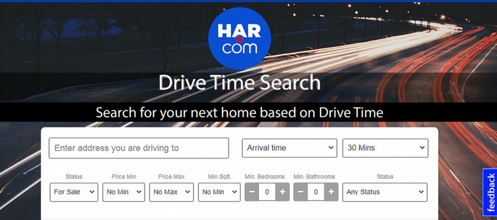 Car-dependent Texans get search-by-commute tool