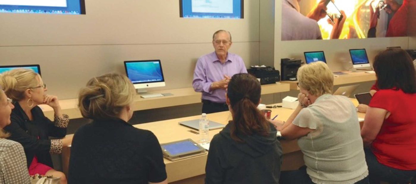 At 72, agent proves age no barrier to technology
