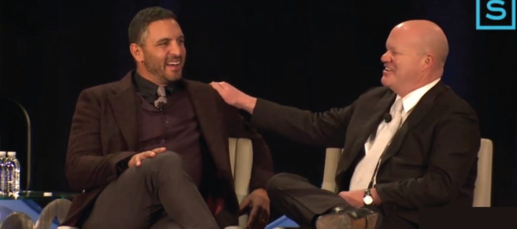 Mauricio Umansky with Publisher Brad Inman.
