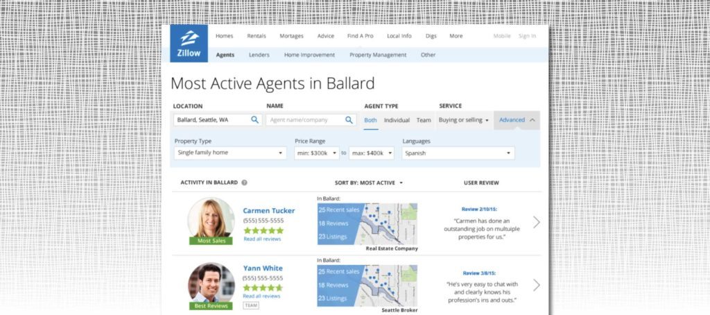 Zillow revamps agent search platform, introduces agent ads