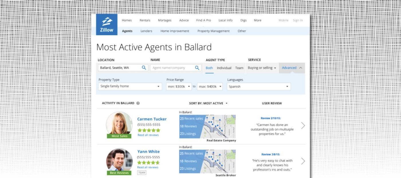 Zillow revamps agent search platform, introduces agent ads Inman