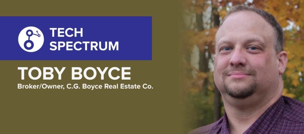 Toby Boyce on Outlook, Contactually and the other digital tools that drive his brokerage