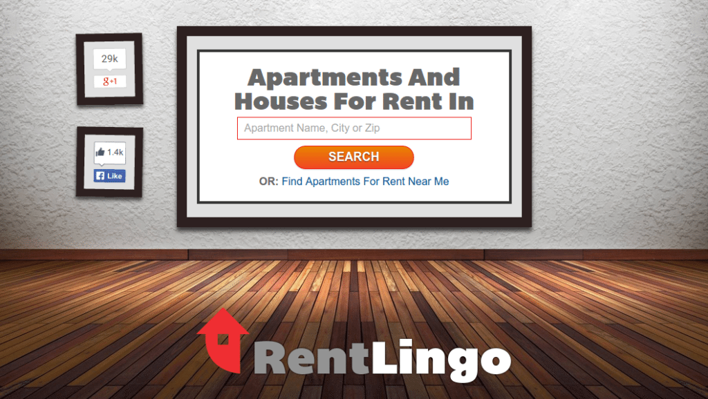 RentLingo's home page.