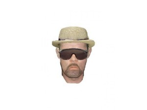 An artist's sketch of the police suspect.