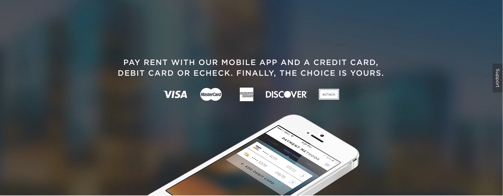A screencap from Rent Payment's website.
