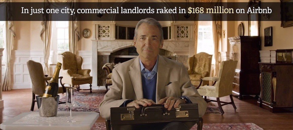A still from the Share Better Coalition ad.
