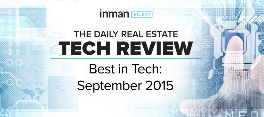 Best in real estate tech: September 2015