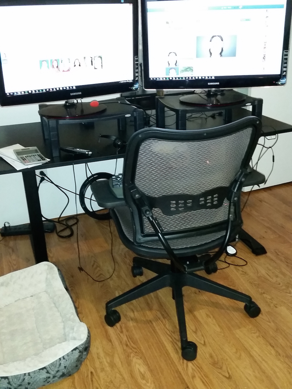 Bryn Kaufman's workspace.