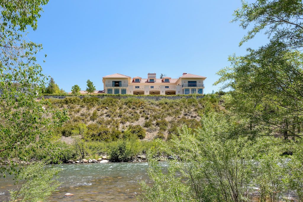 Luxury listing of the day Truckee River mansion with views of Reno