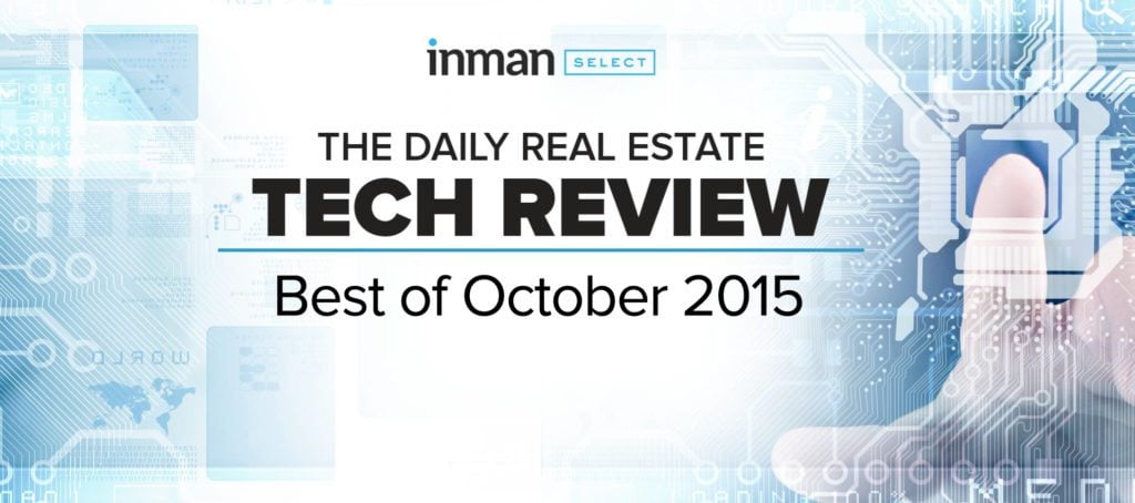Best in real estate tech: October 2015