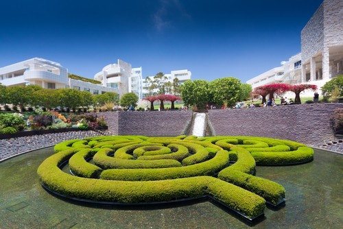 The gardens at The Getty Center are part of the draw to 1.3 million annual visitors to the Los Angeles, CA location. BKingFoto / Shutterstock.com