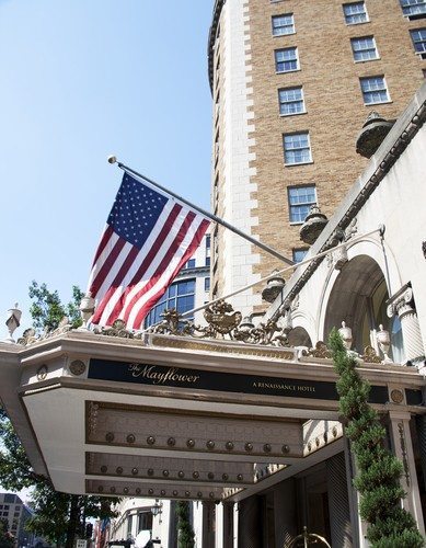 The Mayflower is the largest luxury hotel in Washington D.C. Erika Cross / Shutterstock.com