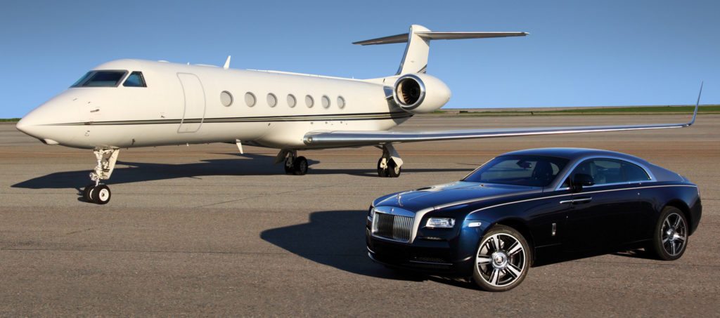 A Gulfstream and Rolls Royce