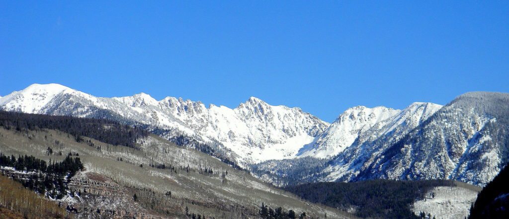 The mountains in Vail; image courtesy of IRES
