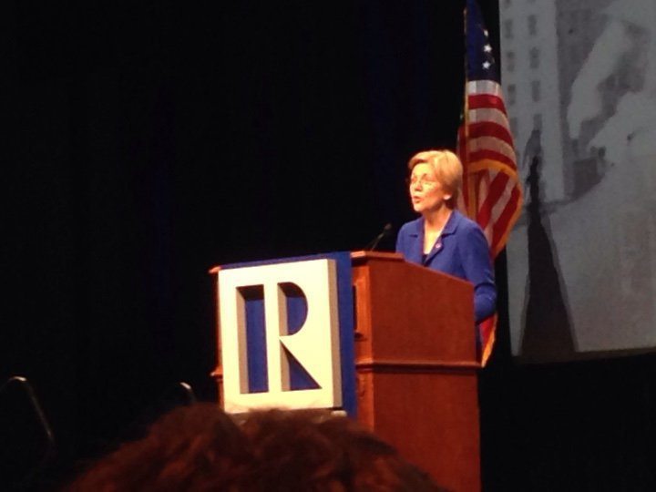 Senator Elizabeth Warren at the Realtors Legislative Meetings and Trade Expo on May 12, 2016