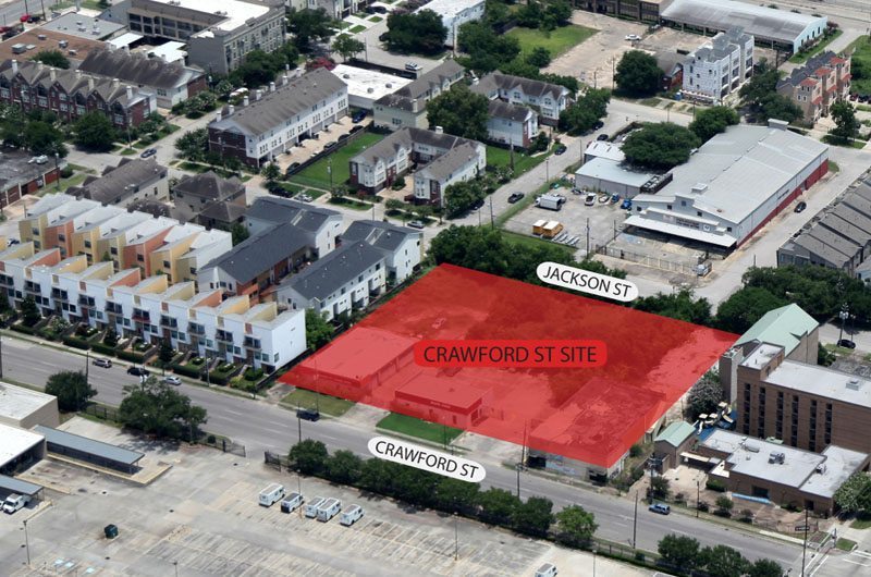 Aerial view of Midtown location.
