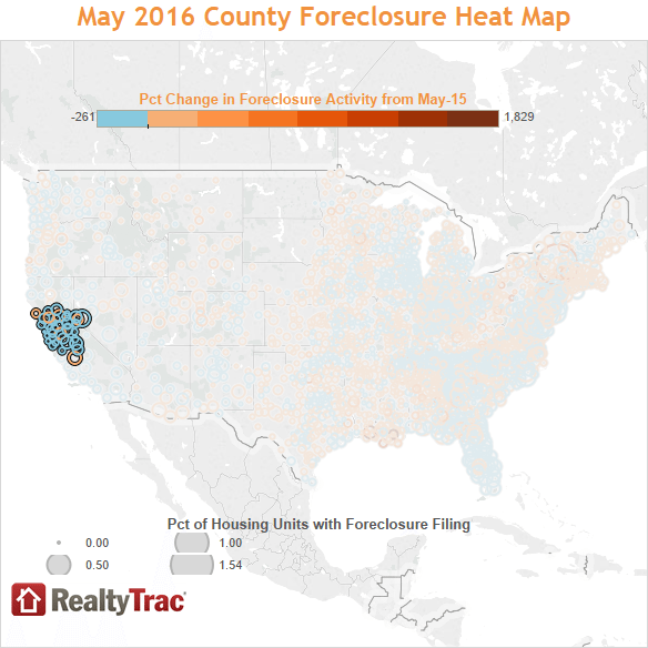foreclosure activity in Bay Area