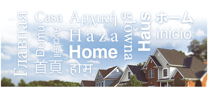 Screen shot of Howard Hanna marketing material to promote website language translation.