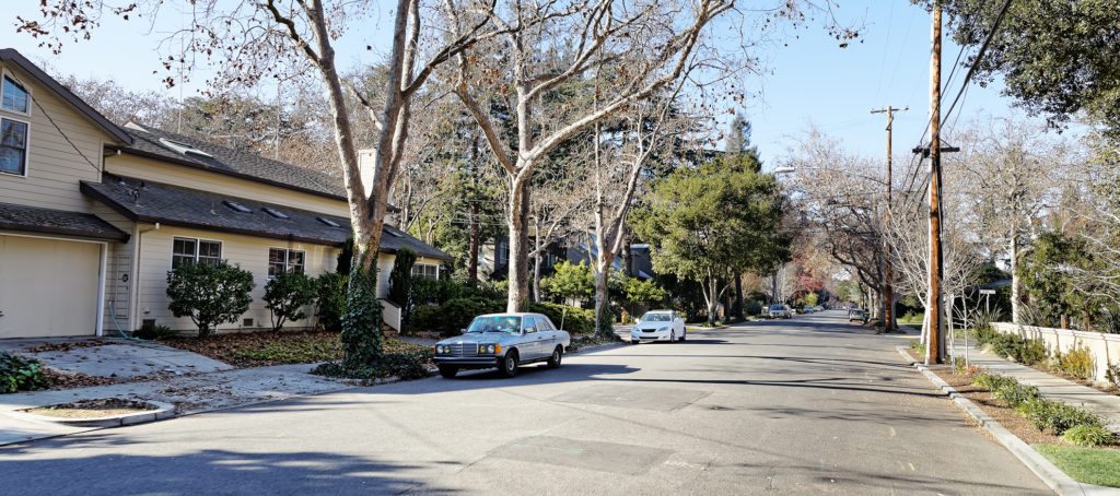A street in Palo Alto