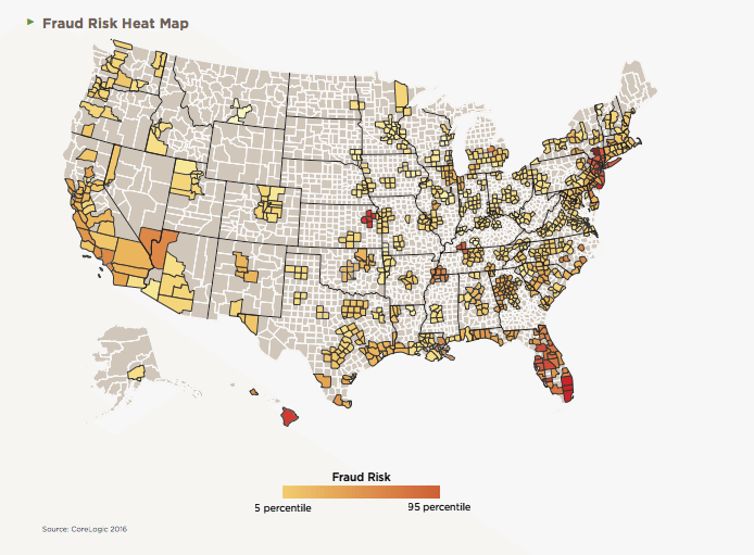 mortgage fraud heat map