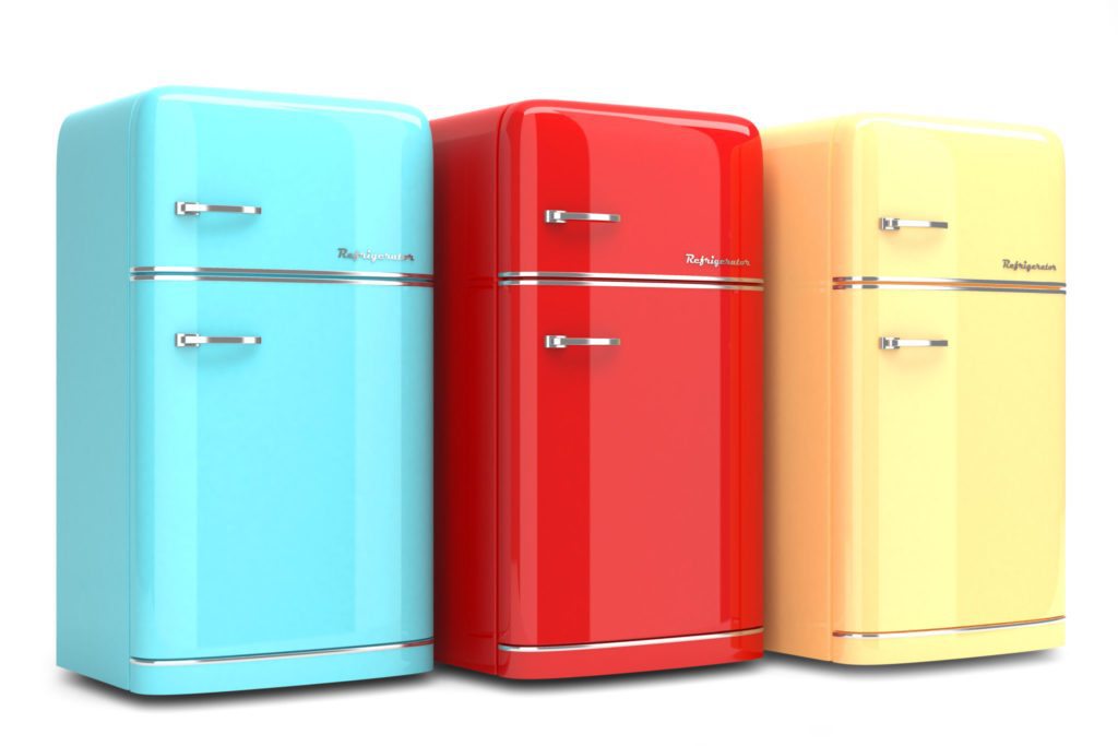 Vintage colored refridgerators
