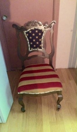 The antique chair