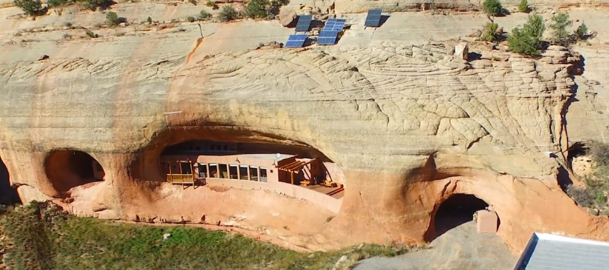 Up For Auction: Off-The-Grid Cliff House Carved Into A Utah Canyon