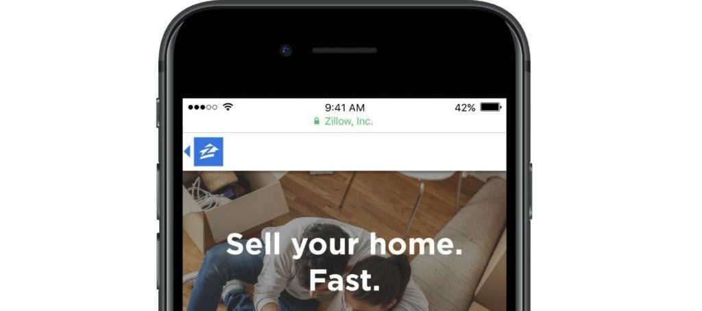 Zillow Instant Offers results
