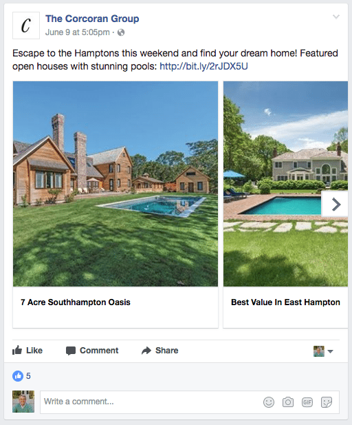 Just Sold Real Estate Facebook Post Template