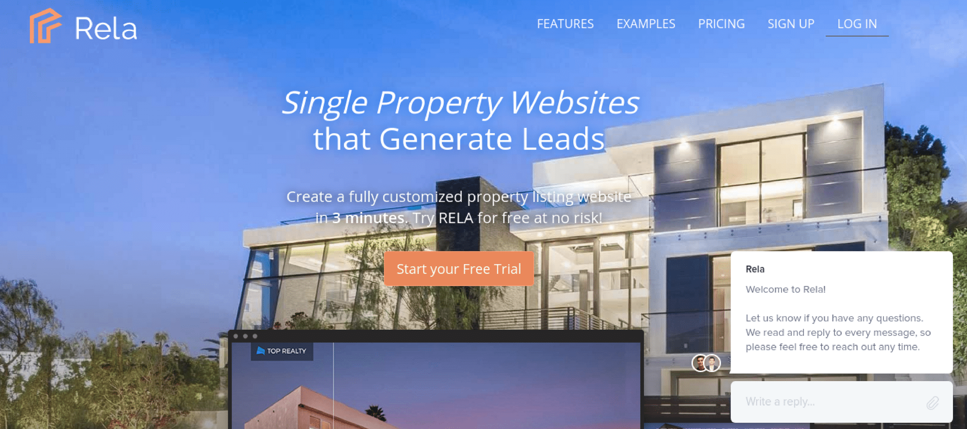 Creating single property websites is a cinch with Rela