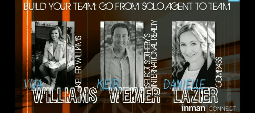 Going from solo real estate agent to team