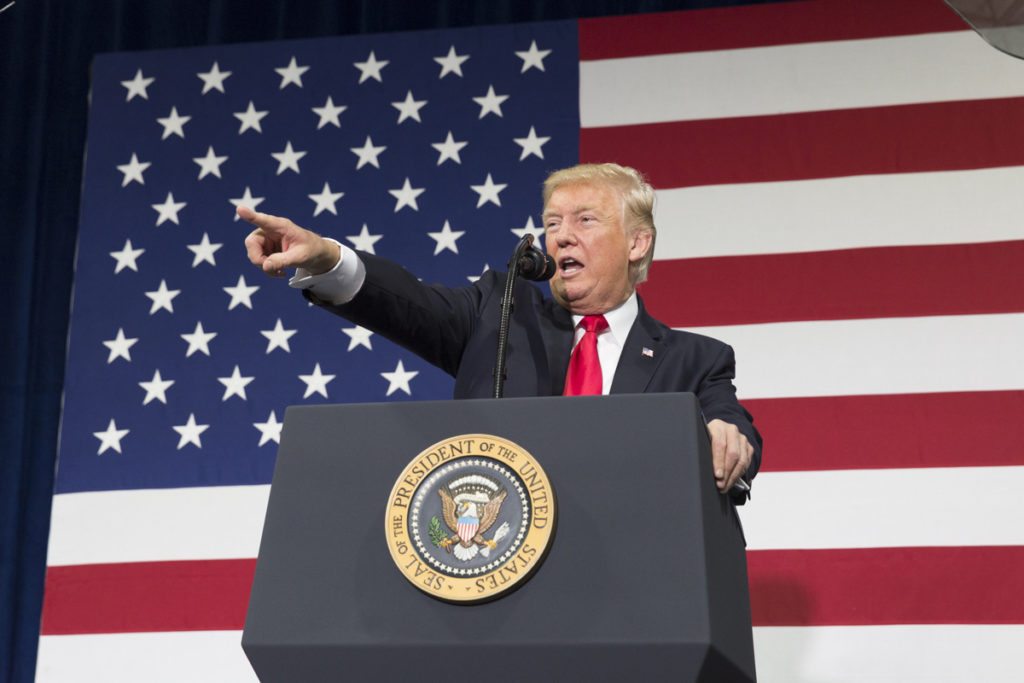 President Donald Trump signed executive order to rein in Wall Street reform law