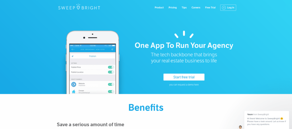 SweepBright is the mobile agent's new marketing partner