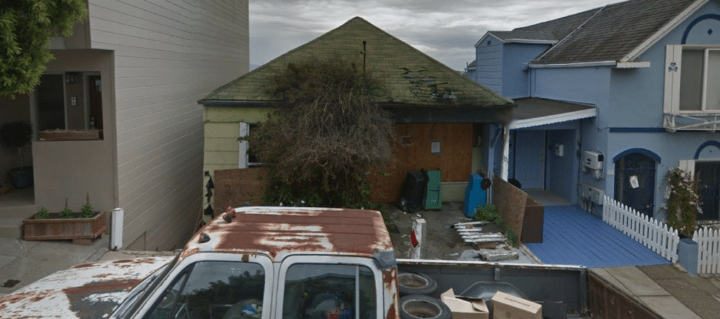Welcome to San Francisco, where a destroyed home is still worth $800K