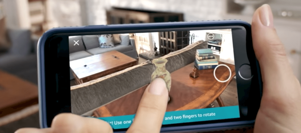 Amazon's 'AR view' stages homes on-the-spot