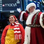 Santa on New York Stock Exchange