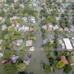Hurricane Harvey damage in Port Arthur, Texas