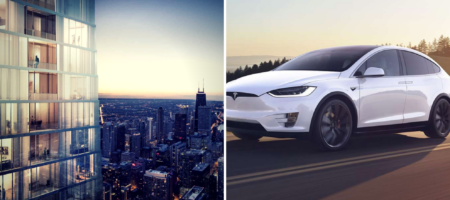 A luxury condo tower is giving residents Tesla vehicles to share