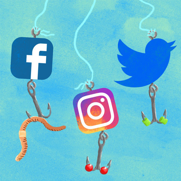 Social media fish hooks
